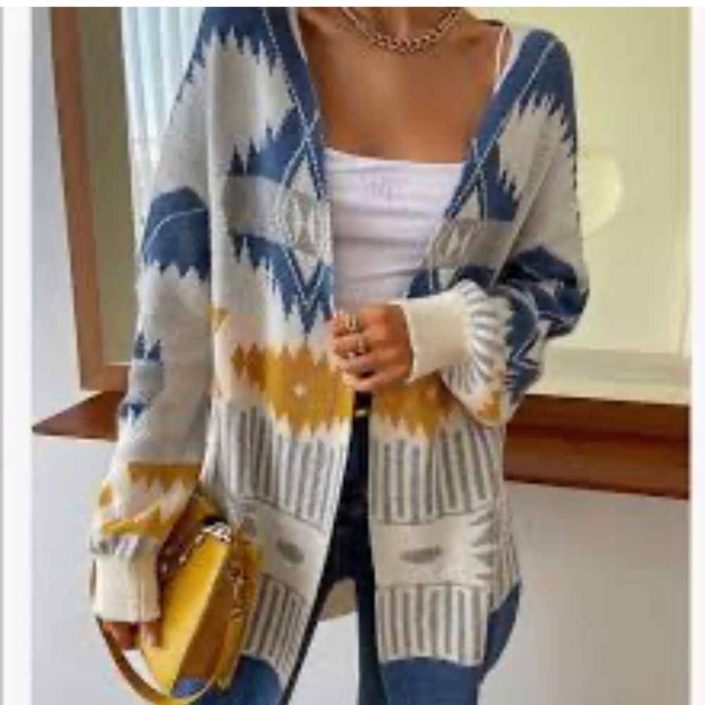 Shein open cardigan